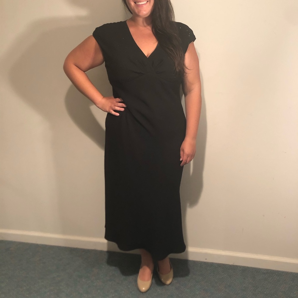 Jones New York Sequin Top Formal Dress